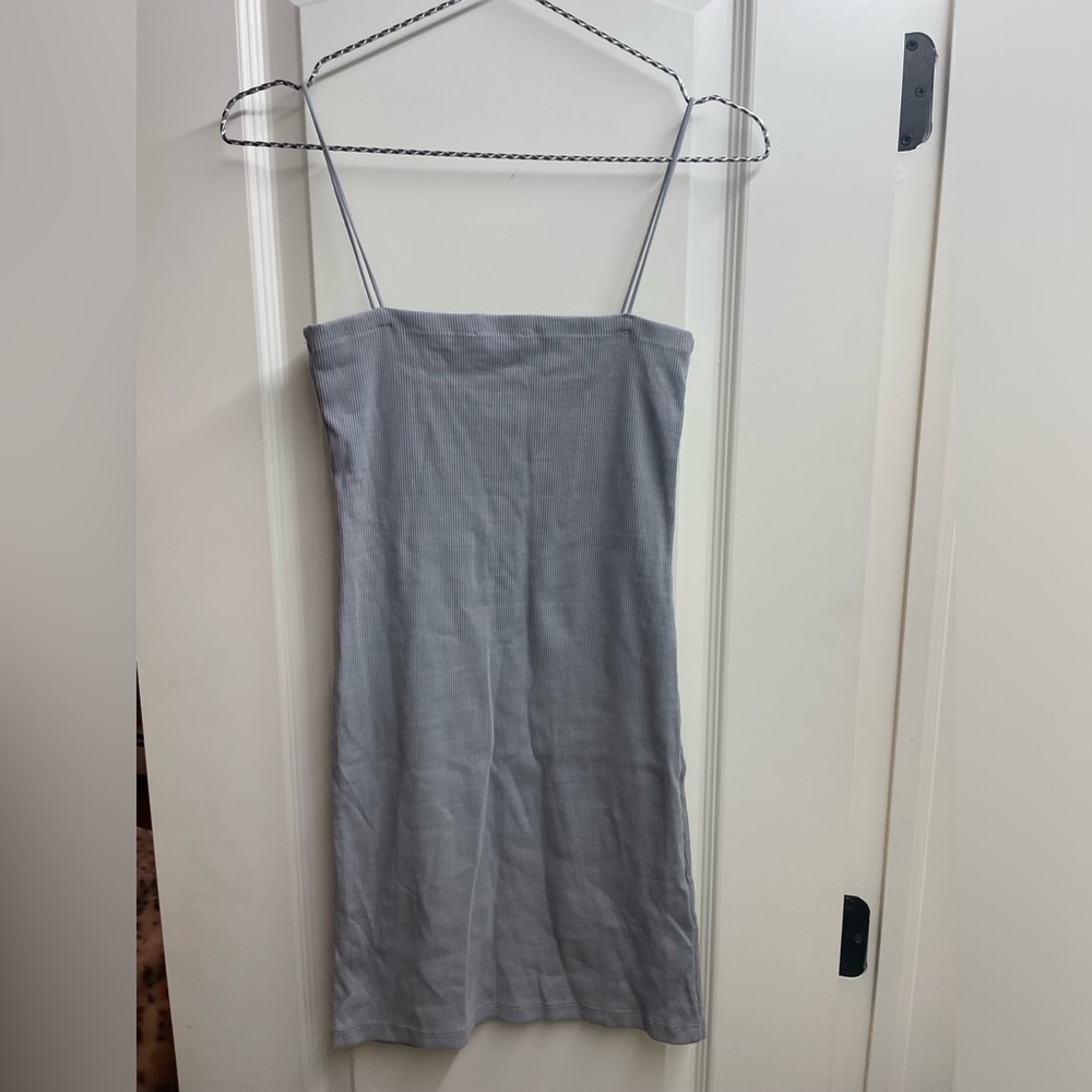 Light grey mini dress
